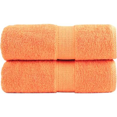 vidaXL Премиум кърпи за пране SOLUND 2 бр. оранжеви 30x30 см 600 г/м2 (137371)