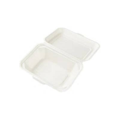 ECOFOL Menu box z cukrové třtiny 180x130x65 mm bílý bal/50 ks