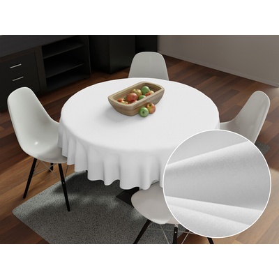 Biante bavlna okrúhly obrus MONI MO-042 Biely Ø 40cm