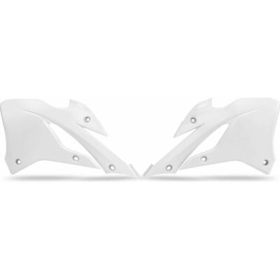 UFO kryty chladiče KAWASAKI KX 85 22-25, KX 112 22-25 barva bílá