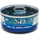 N&D CAT OCEAN Adult Tuna Cod Shrimp & Pumpkin 80 g