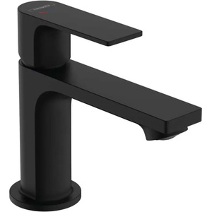 Hansgrohe Rebris E - Смесител за умивалник със сифон, CoolStart, матово черно 72585670 (72585670)