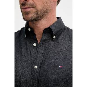 Tommy Hilfiger риза мъжка от лен (MW0MW41530)