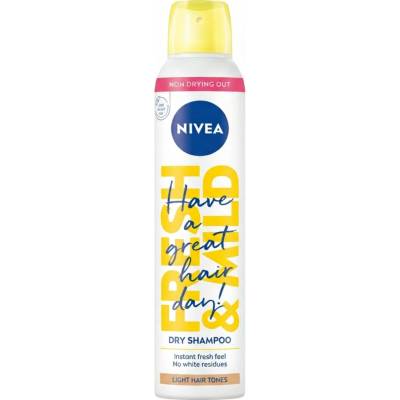 Nivea Fresh & Mild suchý šampón pre blond vlasy 200 ml