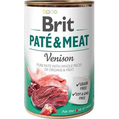 Brit Paté & Meat Venison 24 x 400 g