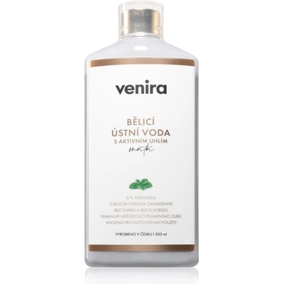Venira Bělicí ústní voda s aktivním uhlím 500 ml