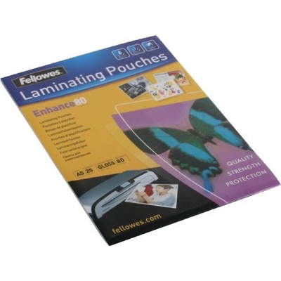 Laminovacie fólie Fellowes 154x216 80mic 25ks