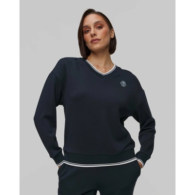 Varley Iona V Neck Sweat tmavomodrá