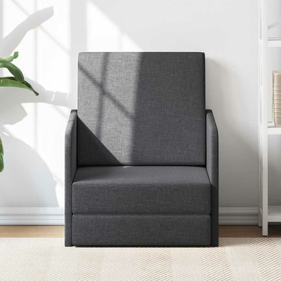 VidaXL rozkládací světle šedé textil 244666