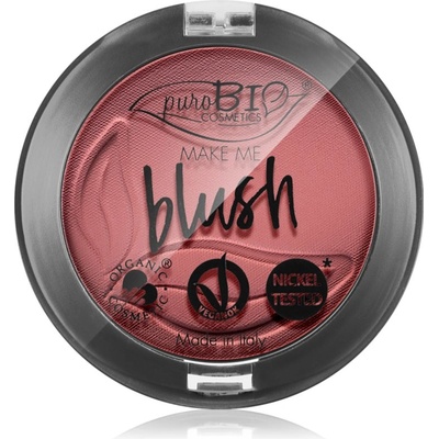 puroBIO Cosmetics Long-lasting Blush руж - пудра цвят 06 Cherry Blossom 5, 2 гр