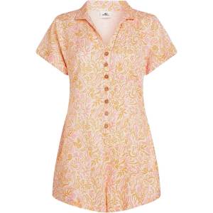 O'Neill O´neill Wotw short sleeve romper - White (White Abstract Wave)