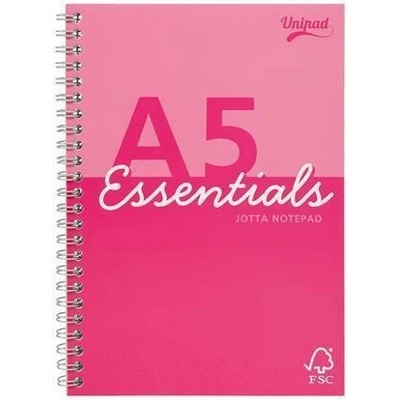 PUKKA PAD Špirálový zošit Unipad Essentials Jotta mix vzorov A5 linajkový ESS JOTA5AS
