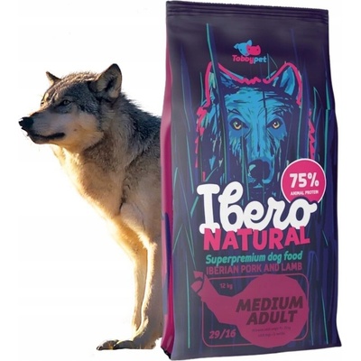 Ibero Natural Adult Dog Medium Pork & Lamb 3 kg