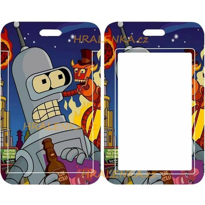 Šňůrka na krk 26191 s cedulkou na ID karty Futurama