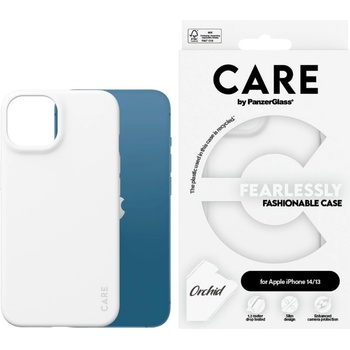 Panzer Гръб CARE by PanzerGlass Fashion за iPhone 14/13, White Orchid