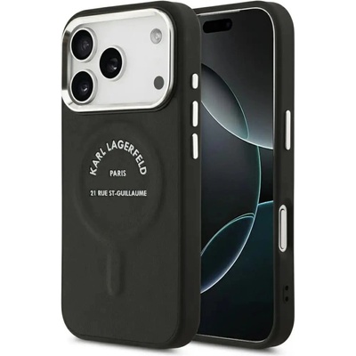 KARL LAGERFELD Karl RSG Logo MagSafe Case за iPhone 17 Pro - черен (3666339494032)