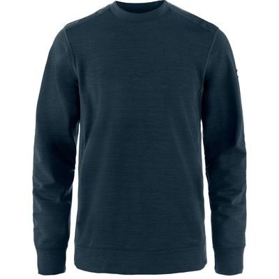 Fjällräven Мъжки поларен пуловер Fjällräven Keb Fleece Crew Neck Fleece jumper - Dark Navy (005-6876-0213)