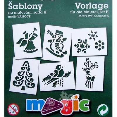 Papírové šablony sada H Vánoce – Zbozi.Blesk.cz