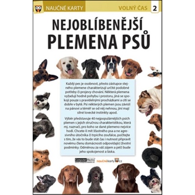 Nejoblíbenější plemena psů - Naučná karta
