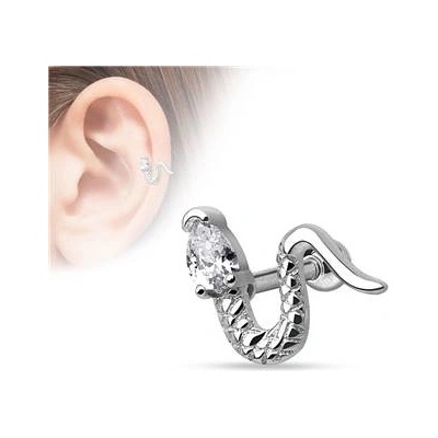 Šperky4U Cartilage piercing do ucha had CP1074