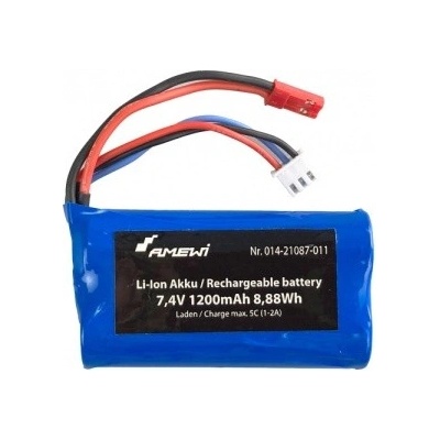 Amewi Aku Li-Ion 7,4V 1200mAh BEC pro 21087 21090 Trade e.K. – Zboží Dáma