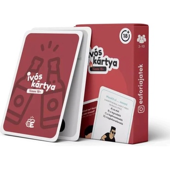 Eufória Еуфория: Игра на пиене с карти 18+ - на унгарски език (ikt-22-11)