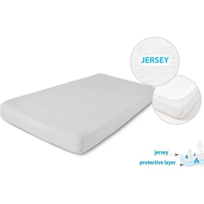 BabyMatex Prostěradlo nepromokavé jersey šedé 60x120