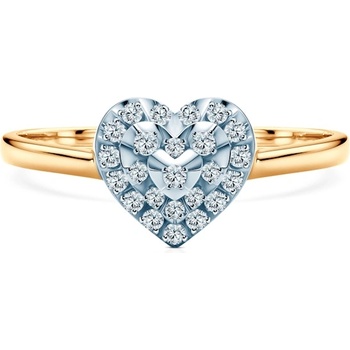 SAVICKI Пръстен Savicki: двуцветно злато, диаманти