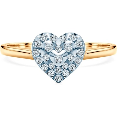 SAVICKI Пръстен Savicki: двуцветно злато, диаманти