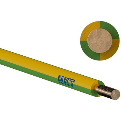 NKT CY H07V-U 6 zelenožlutý 1 m – Zboží Mobilmania