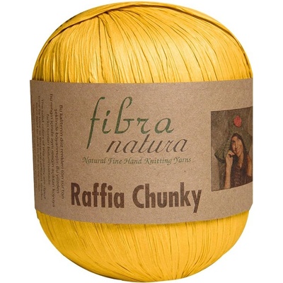 Fibra Natura Raffia Chunky 114-03 žlutá