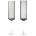 Ferm Living Ripple Flutes чаши за шампанско, опушено сиво, 2 бр (1104271424)