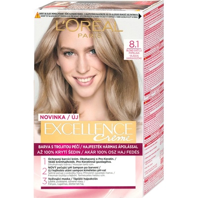 L'Oréal Excellence 8,1 blond popelavá světlá