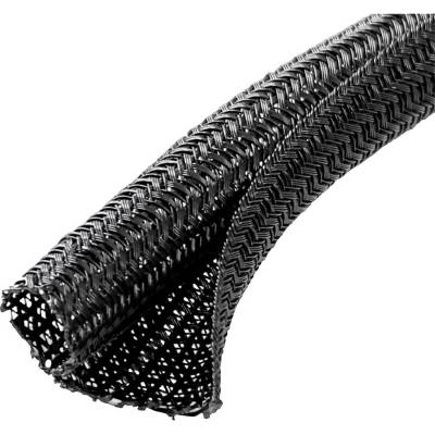 Quadrios 23CA248 23CA248, ochranný oplet polyester, 38 do 39 mm, čierna, metrový tovar