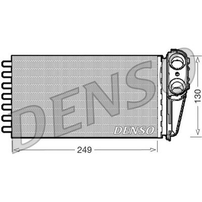 Výměník tepla, vnitřní vytápění DENSO DRR21001