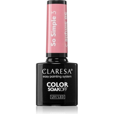 Claresa SoakOff UV/LED Color So Simple гел лак за нокти цвят SO SIMPLE 3 5 гр