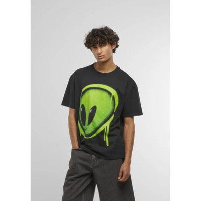 Mister Tee Тениска Dripping Alien Head Oversize Tee black XXLUB-MT3879-00007 - Тъмносив, размер XS