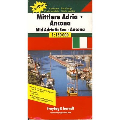 Mittlere Adria, Ancona 1:150/Střední Jadran,Ancona 1:150 000/automapa