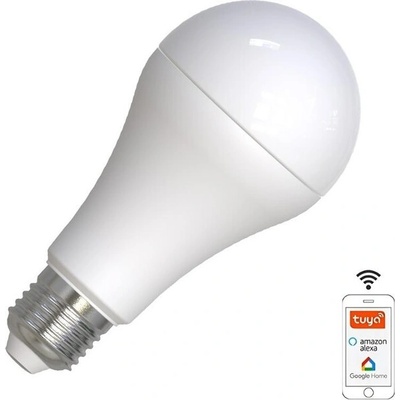 NEDES ZLS535W Smart LED žiarovka E27, RGB-CCT, 15W, A60, WIFI/Tuya, 230V AC