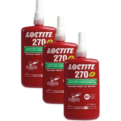 Loctite 270 vysokopevnostné 250 ml 3 ks