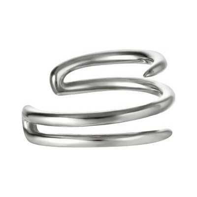 Ornamenti náušnice na boltec Spiral silver easy OOR300166