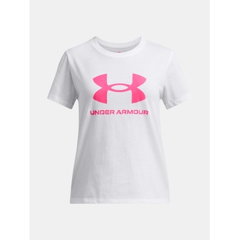Under Armour UA BIG LOGO SS Тениска за момичета Under Armour | Byal | Момичешки | 122
