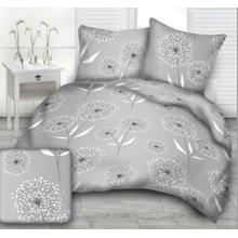 TiaHome Obliečky krep Púpava biela 70x90 140x200