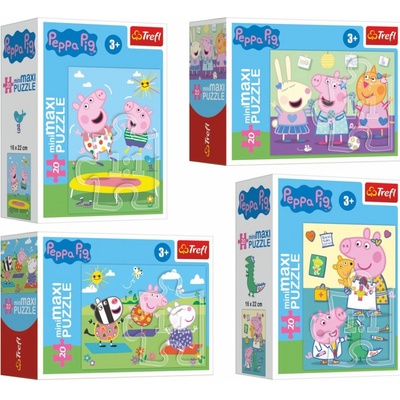 TREFL Displej Prasátko Peppa 20 dílků 24 dílků