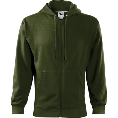 MALFINI Malfini trendy zipper 410 / Дълго яке тип кенгуру с качулка - военно xxxl (4106918)