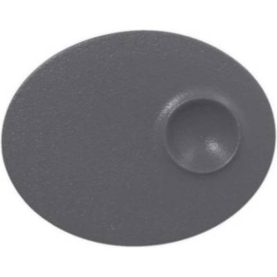 RAK Porcelain Talíř mělký s důlkem 18 x 10 cm šedá RAK-NFMROP18GY