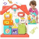 Man Yuk Toys Интерактивна занимателна дъска със звук и светлина, 24 см (yl516)