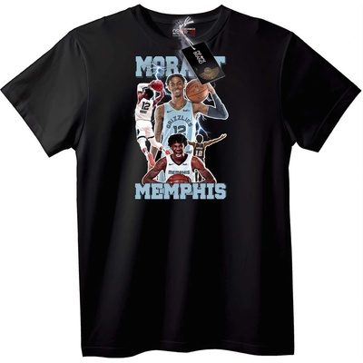 NOONEBRAND Тениска Морант Мемфис Гризлис - L, White
