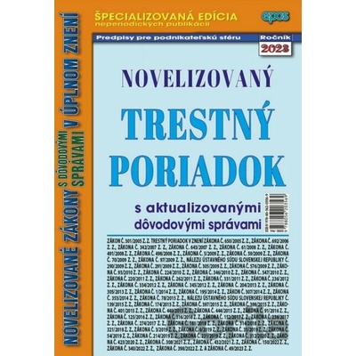 Novelizovaný Trestný poriadok - Epos