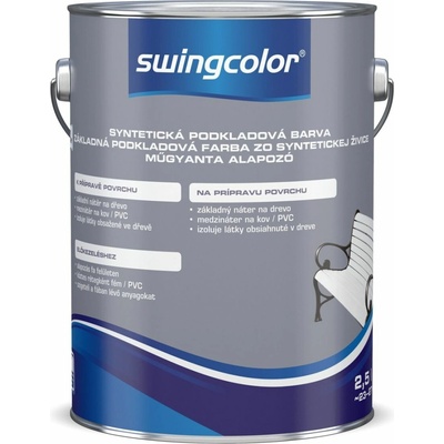 Swingcolor základná univerzálna syntetická 2,5 l biela